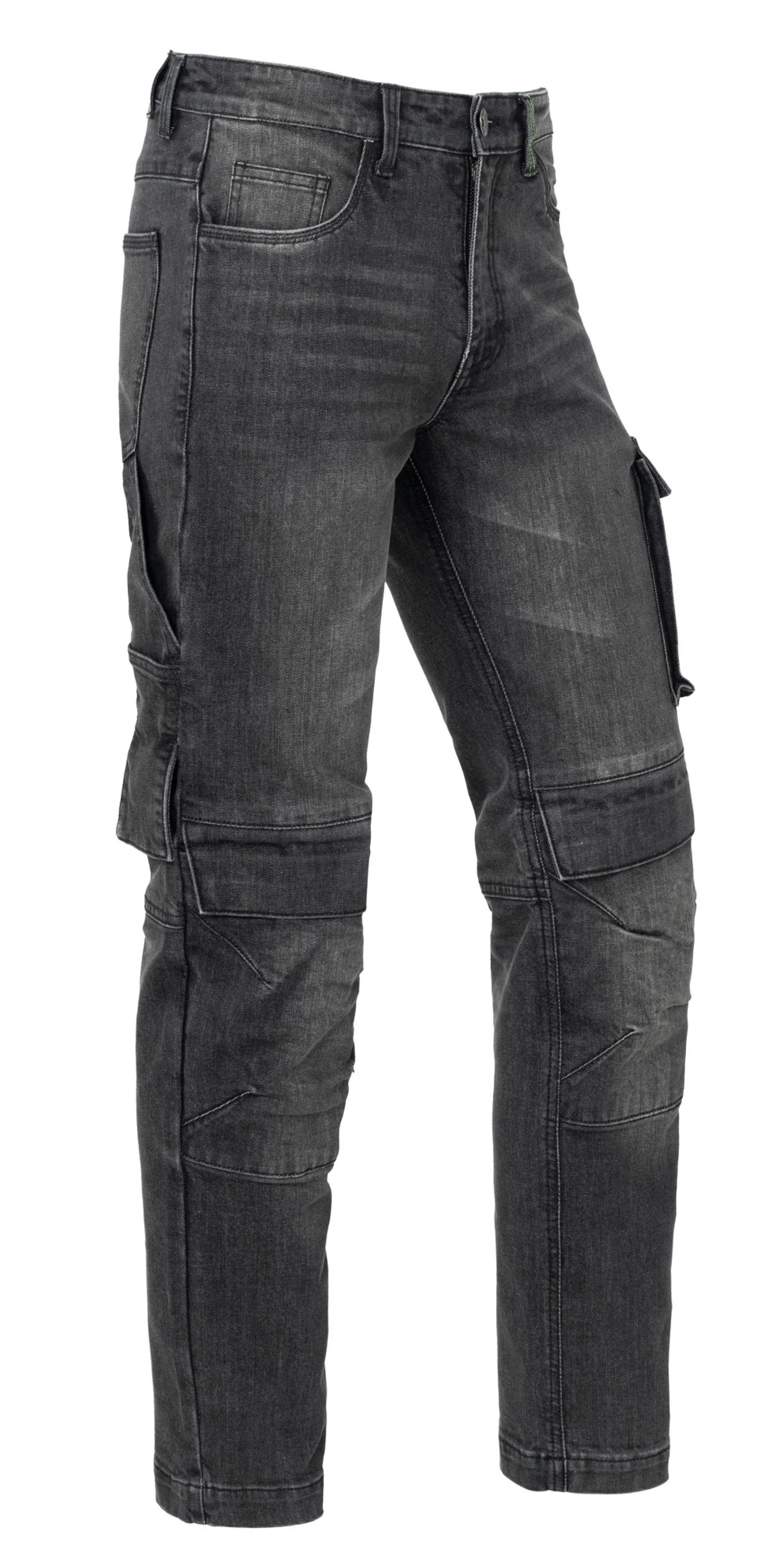 Hose RICK Black Stretch Denim X35 Worker Herren – Brams