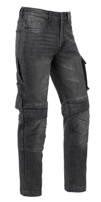 Hose RICK Black Stretch Denim X35 Worker Herren – Brams