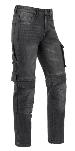 Hose RICK Black Stretch Denim X35 Worker Herren – Brams