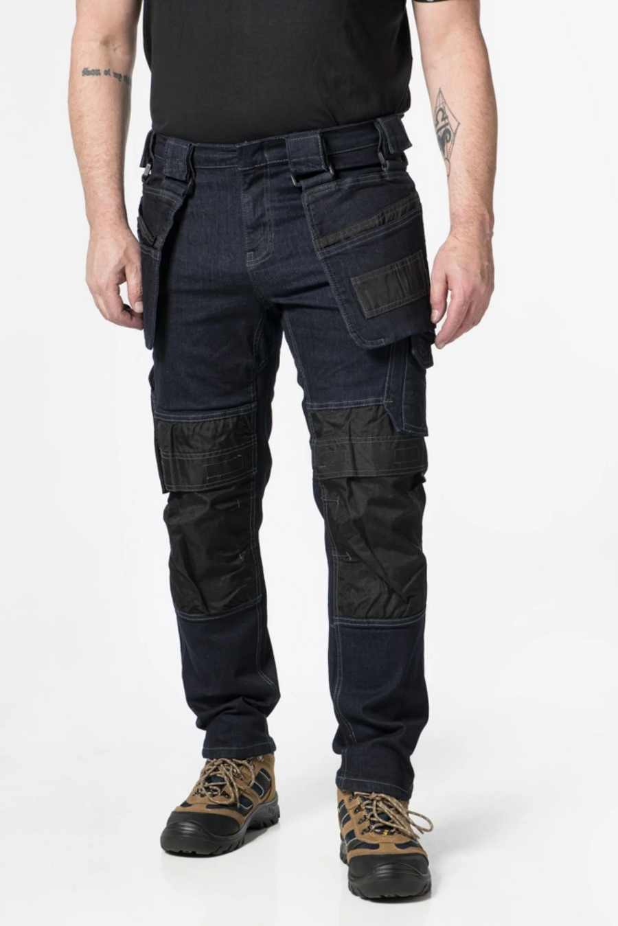 Hose PELLE Worker Stretch Cotton Denim Pant Holsterpockets Herren – Brams