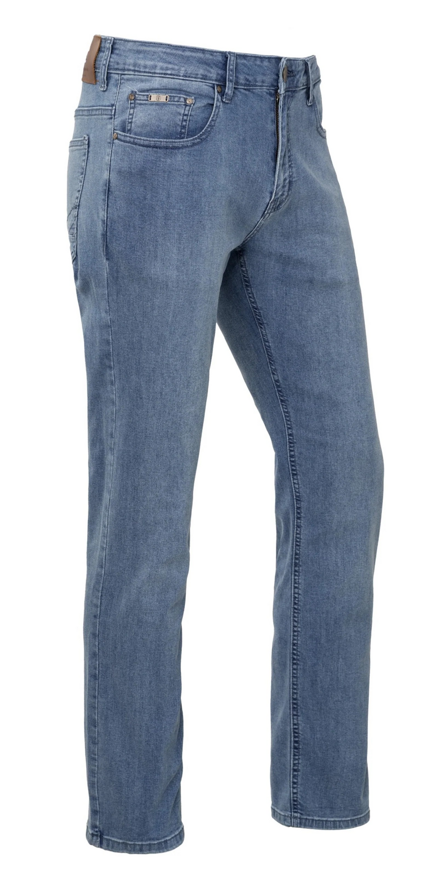 Hose DANNY men C91 pant, OCS mid blue stretch denim Herren – Brams