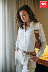 Oxfordhemd mit langen Ärmeln Tokyo Damen