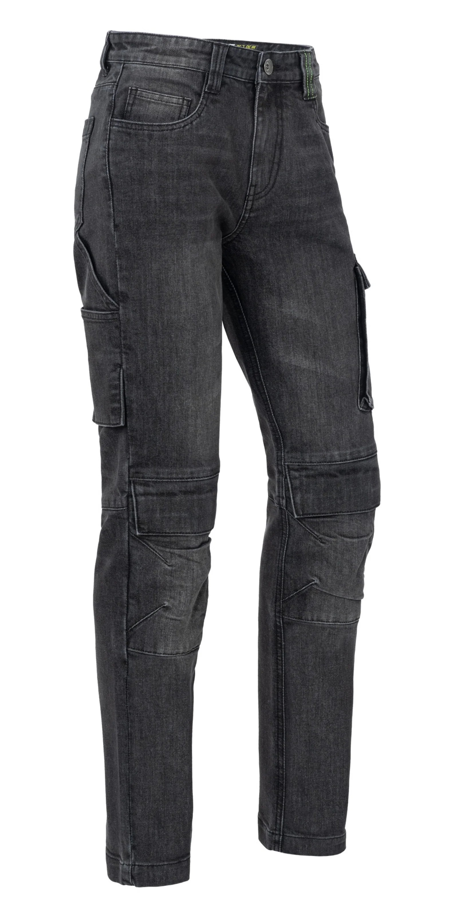 Hose LARA Black Stretch Denim X35 Worker Damen – Brams