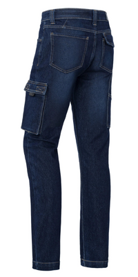 Hose LAURA Dark Blue Stretch Denim X34 Worker Damen – Brams