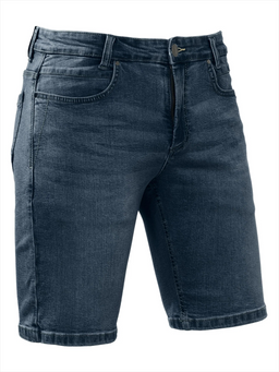 Shorts NIELS Dark Blue OCS Stretch Denim Short Herren – Brams