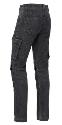 Hose LARA Black Stretch Denim X35 Worker Damen – Brams