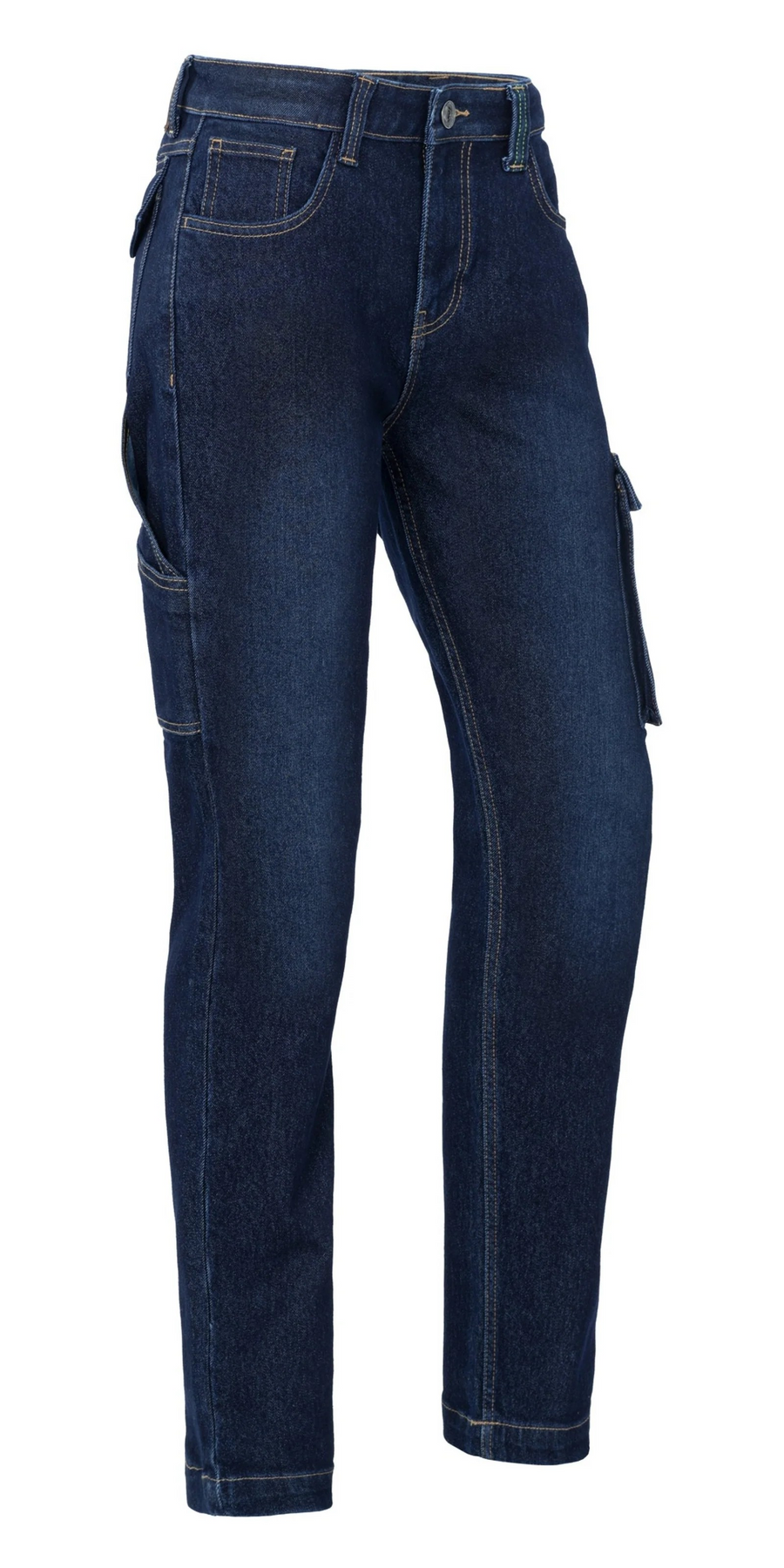 Hose LAURA Dark Blue Stretch Denim X34 Worker Damen – Brams