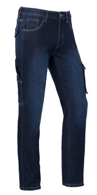 Hose DONNY Dark Blue Stretch Denim X34 Worker Herren – Brams